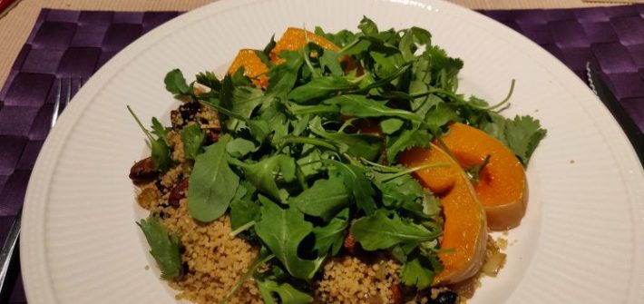 Geroosterde pompoen met couscous