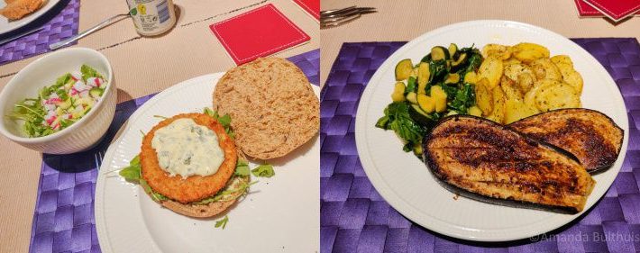 Vegan kipburger en restjesgerecht - Week 46 - 2020