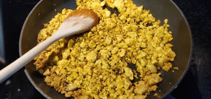 Scrambled tofu