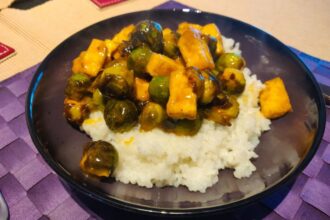 Tofu en spruitjes uit de Airfryer