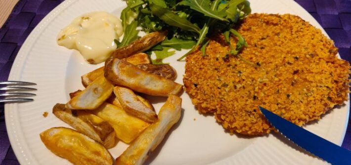 Vegan schnitzel - week 6 - 2022