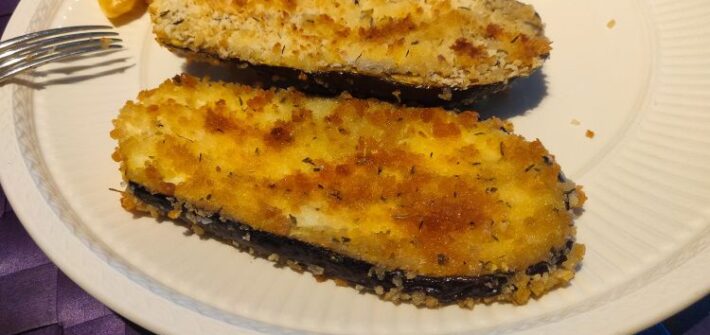 Aubergine schnitzels