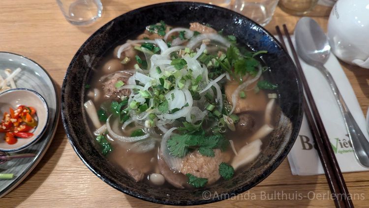 Vegan Vietnamees eten Parijs